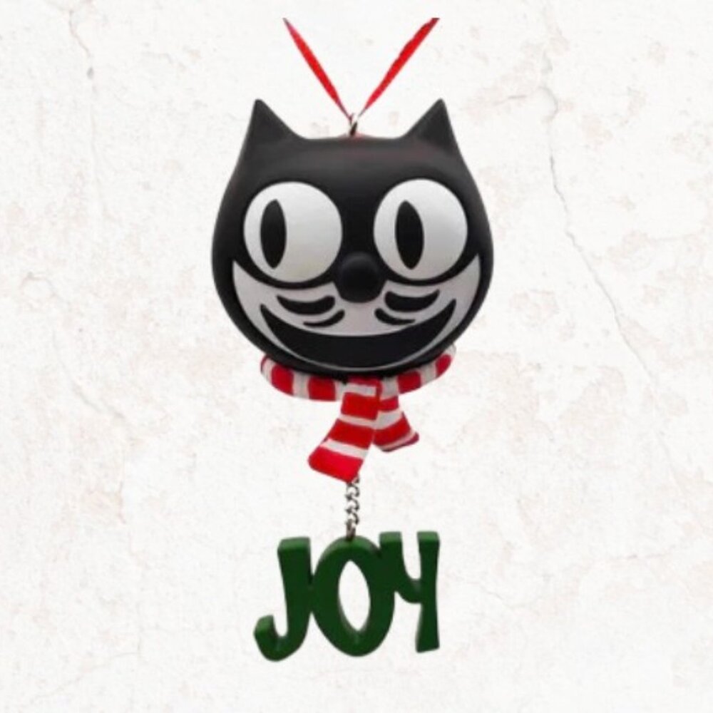 Kit Cat Klock JOY Christmas Tree Ornament